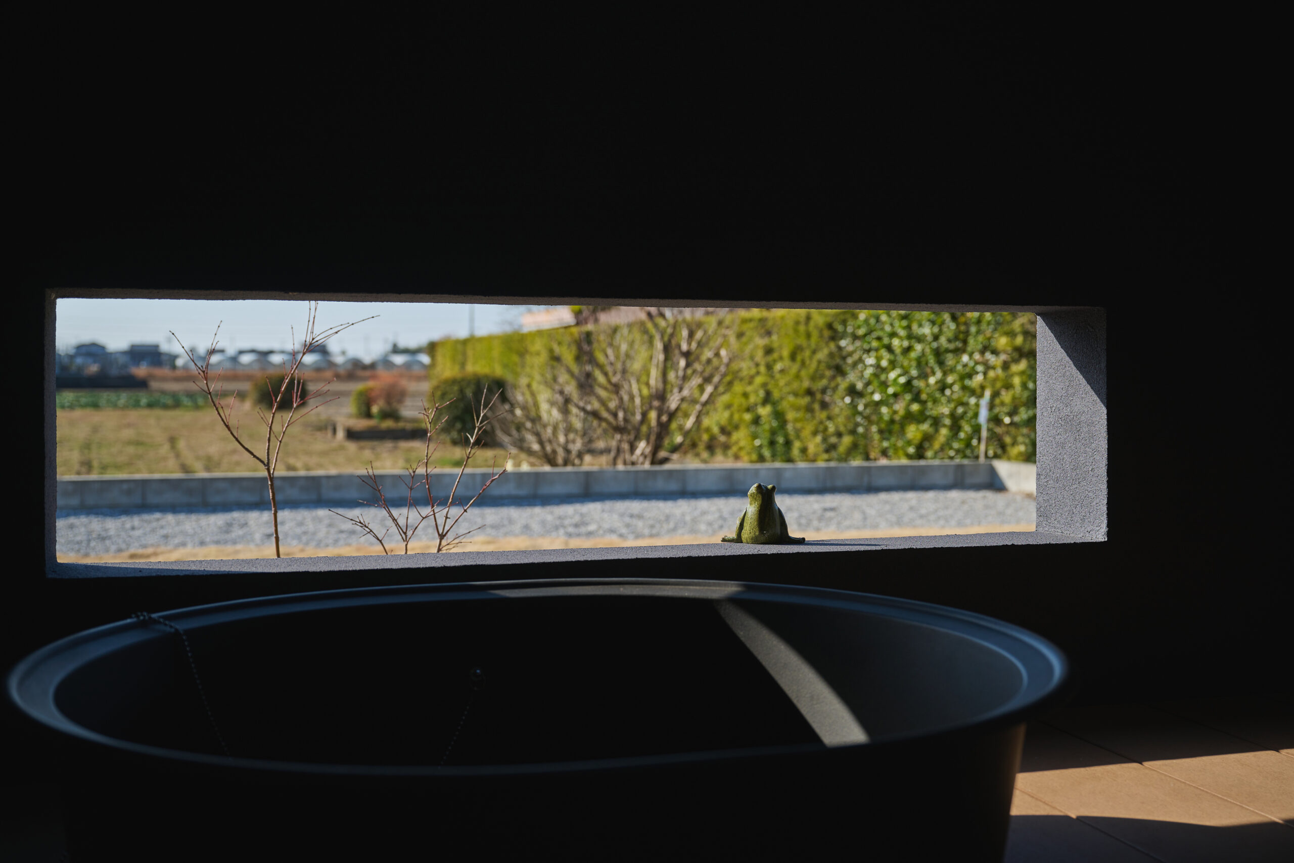 暮らしの中に極上の寛ぎを「露天風呂」のある平屋