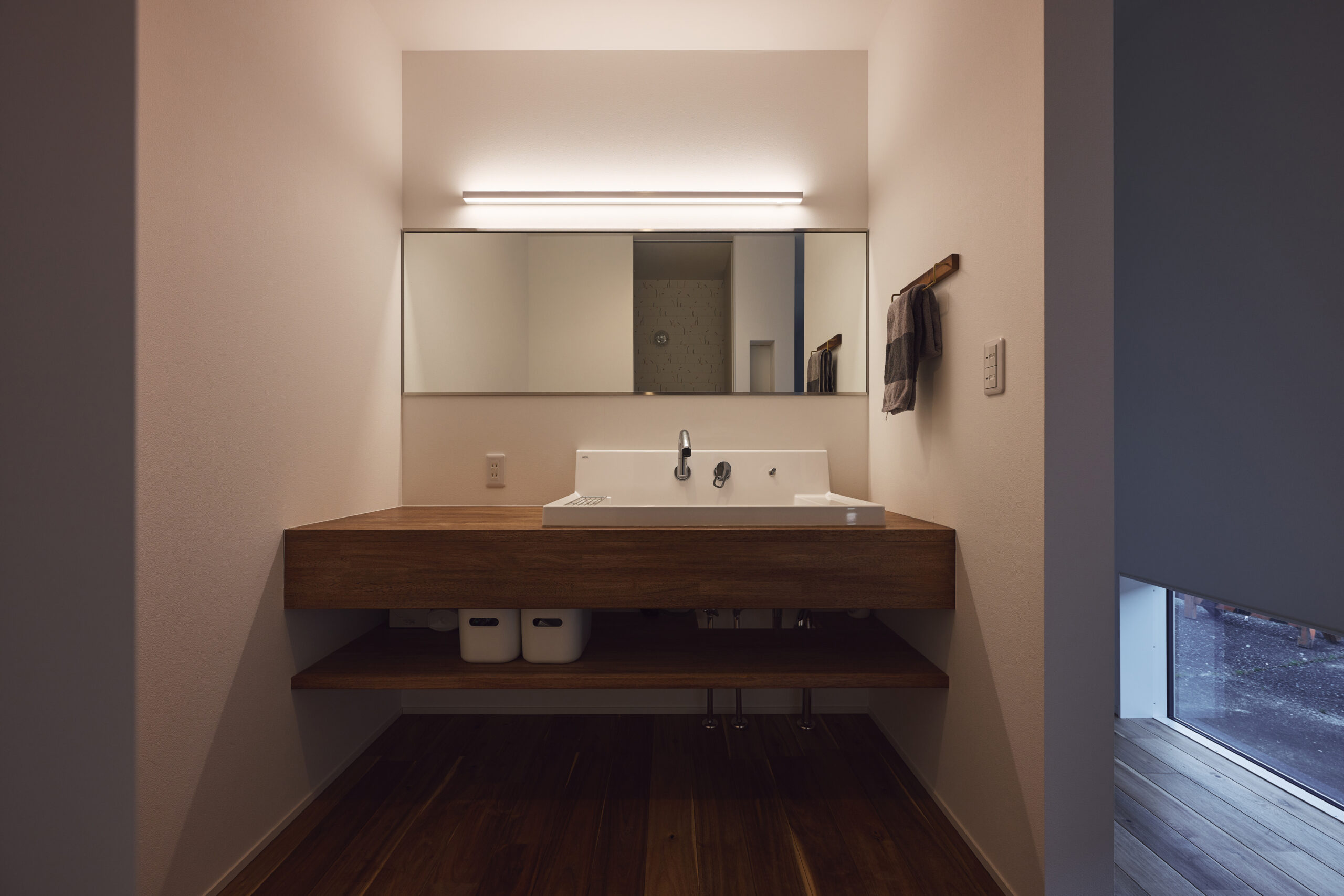 暮らしの中に極上の寛ぎを「露天風呂」のある平屋